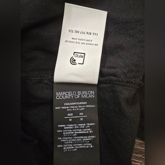 Marcelo Burlon County of MilanOptical Wings print cotton size M - Picture 8 of 13